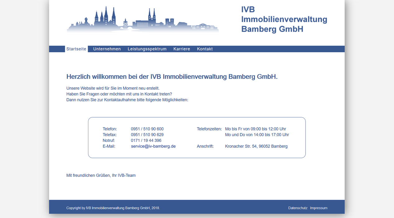 Referenz #02 - IVB Immobilienverwaltung Bamberg GmbH